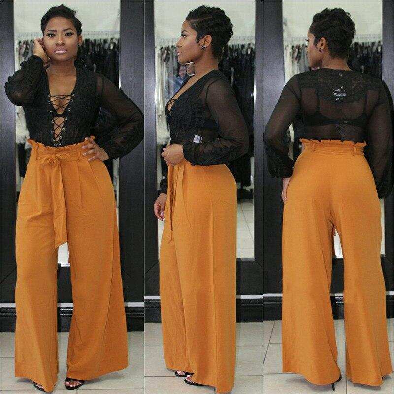 Wide pants styles for ladies