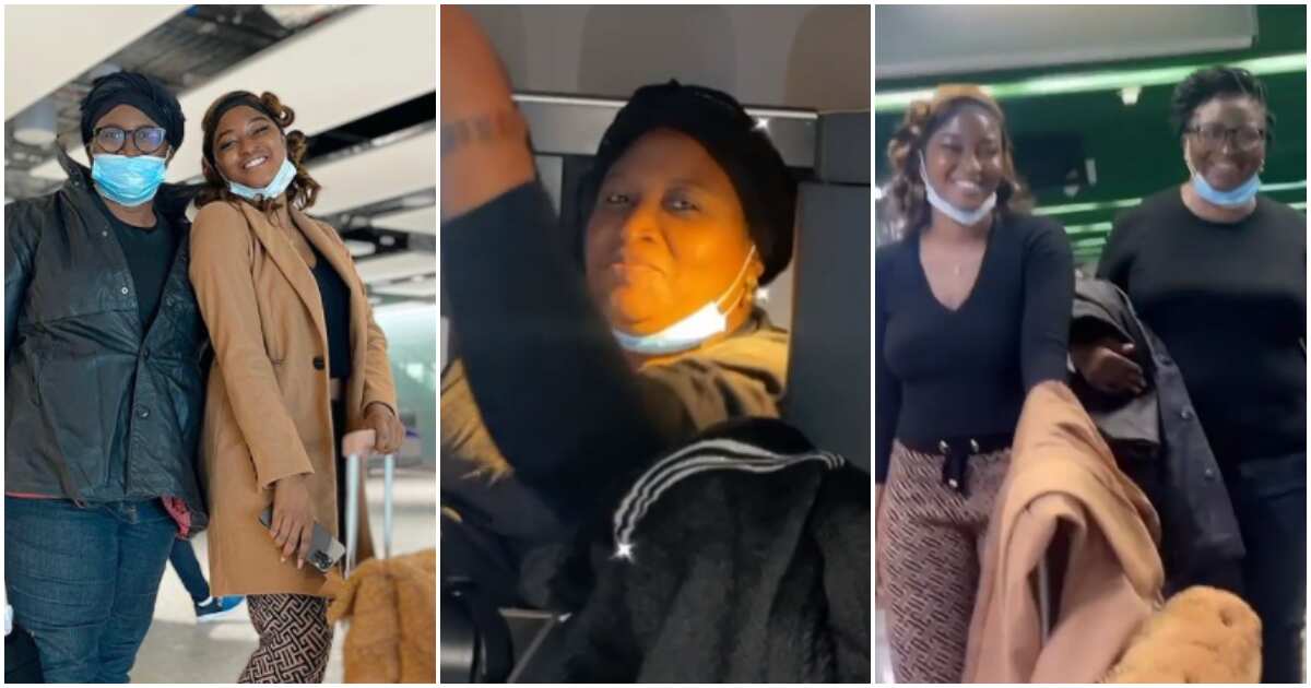 BBN star Kim Oprah treats mother to soft life ahead of her birthday as they travel abroad on girl's trip