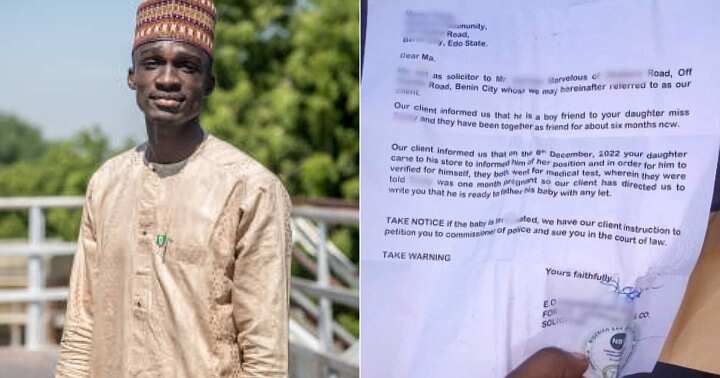 Benin man sends notice to pregnant girlfriend's mum