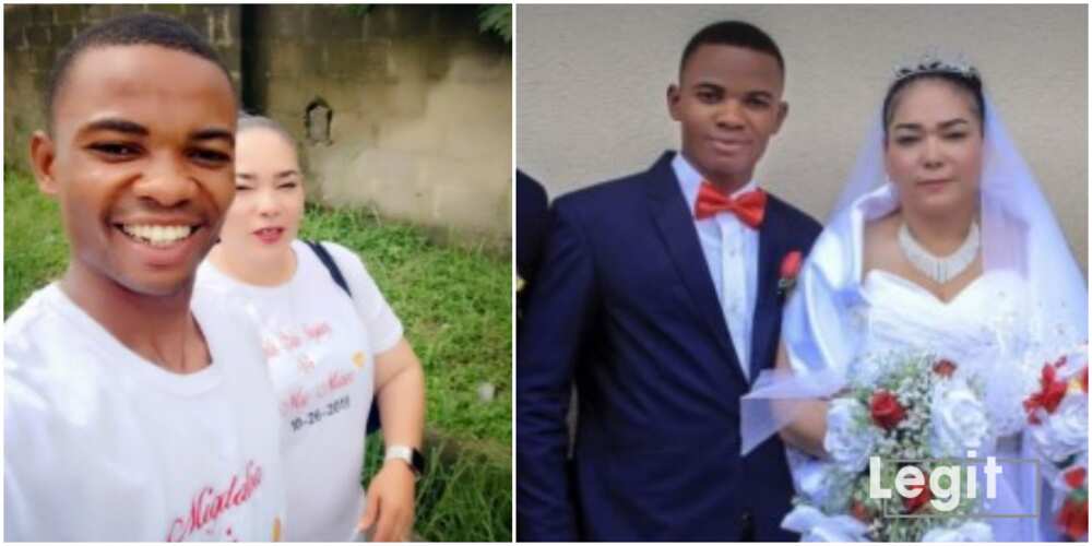 Nigerian man who married Oyinbo lady shares why he hasn't reunited with his wife in US