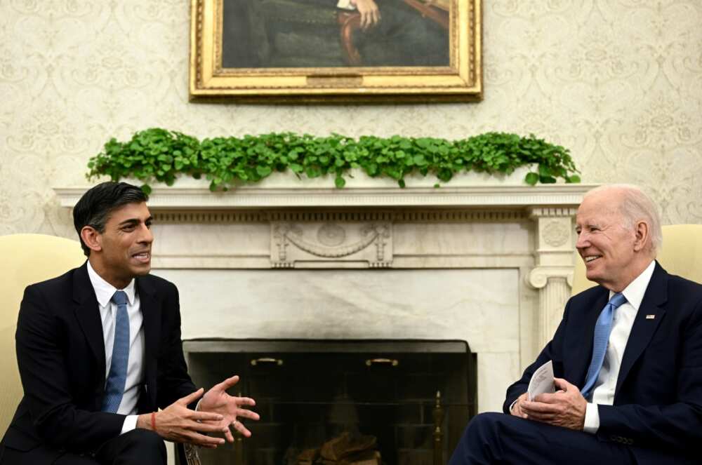 Joe Biden and Rishi Sunak met in the Oval Office for the UK prime minister's first Washington summit Joe Biden and Rishi Sunak met in the Oval Office for the UK prime minister's first Washington summit