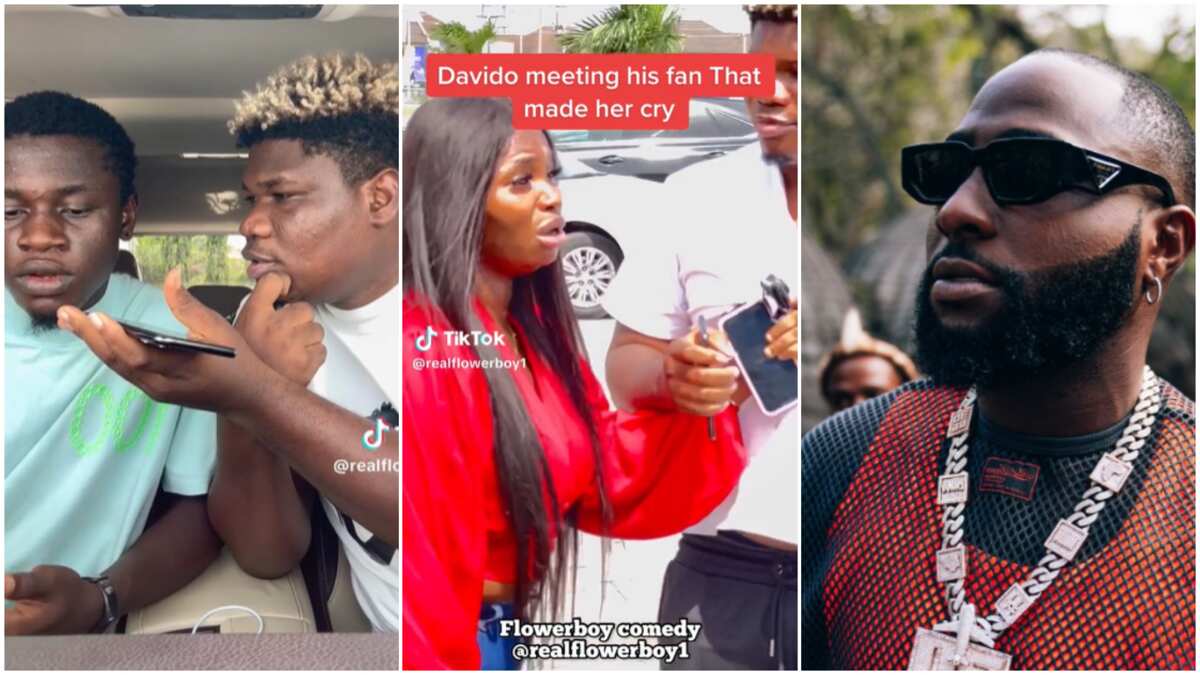 Watch how this lady was pranked and made to believe she was talking to Davido (video)