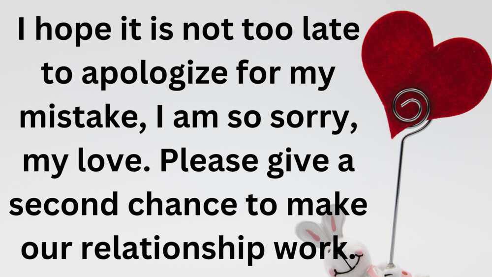 apology SMS for your girlfriend