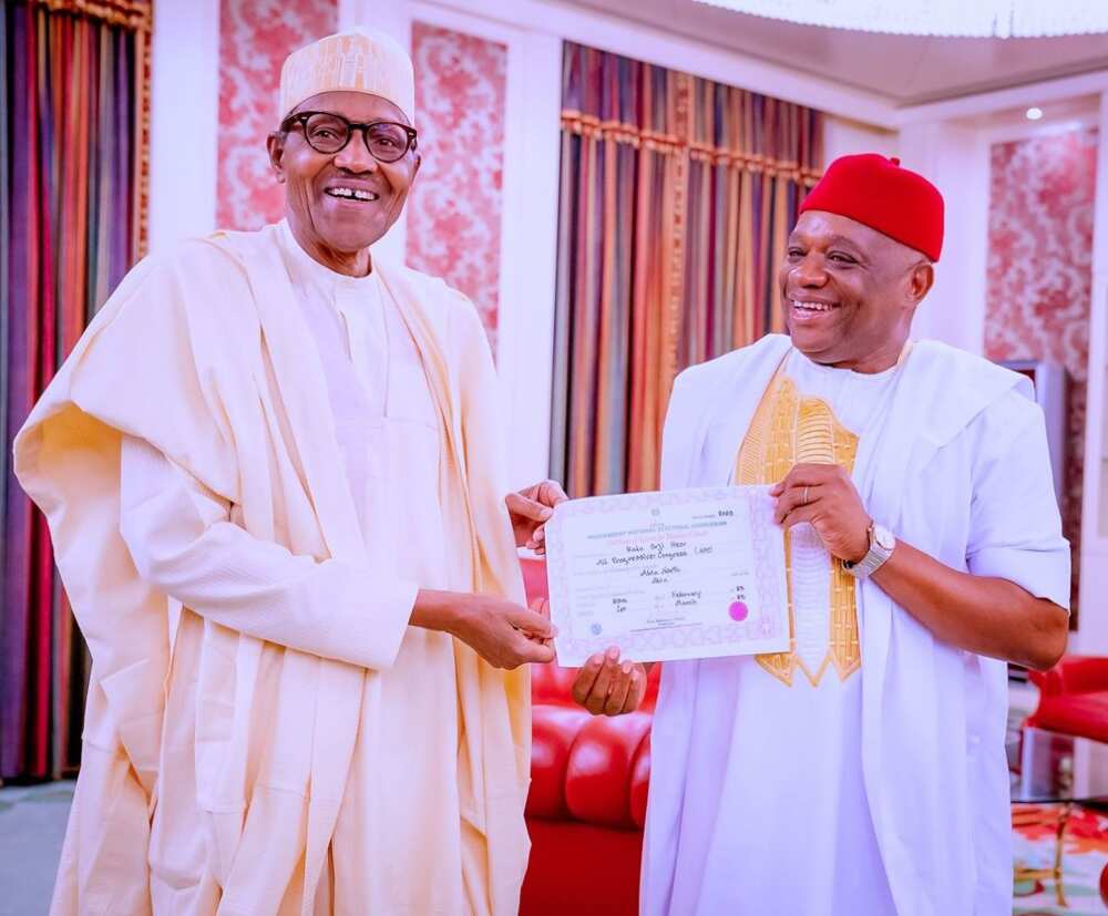 Orji Uzor-Kalu, Senate President, Muhammadu Buhari, APC, 10th Senate