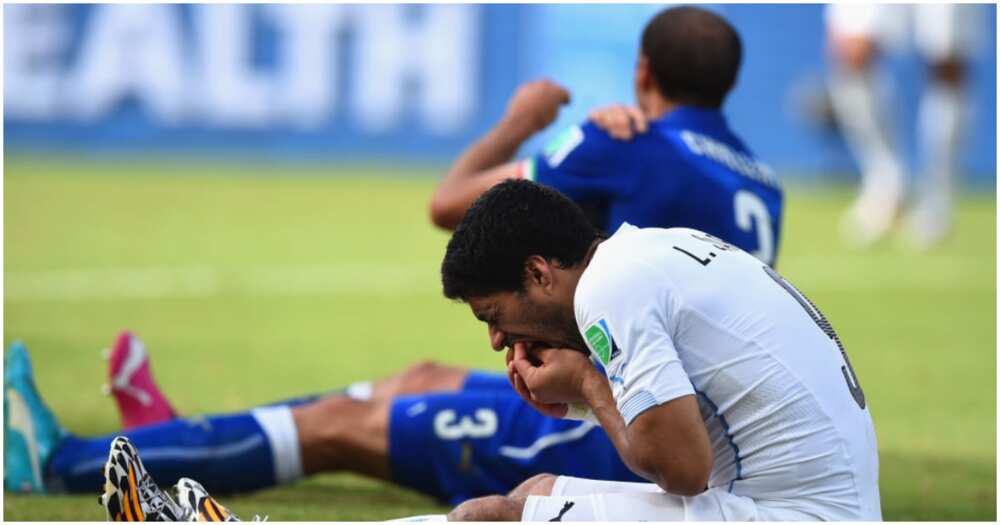 Luis Suarez phones Chiellini to clear air six years after he bit defender