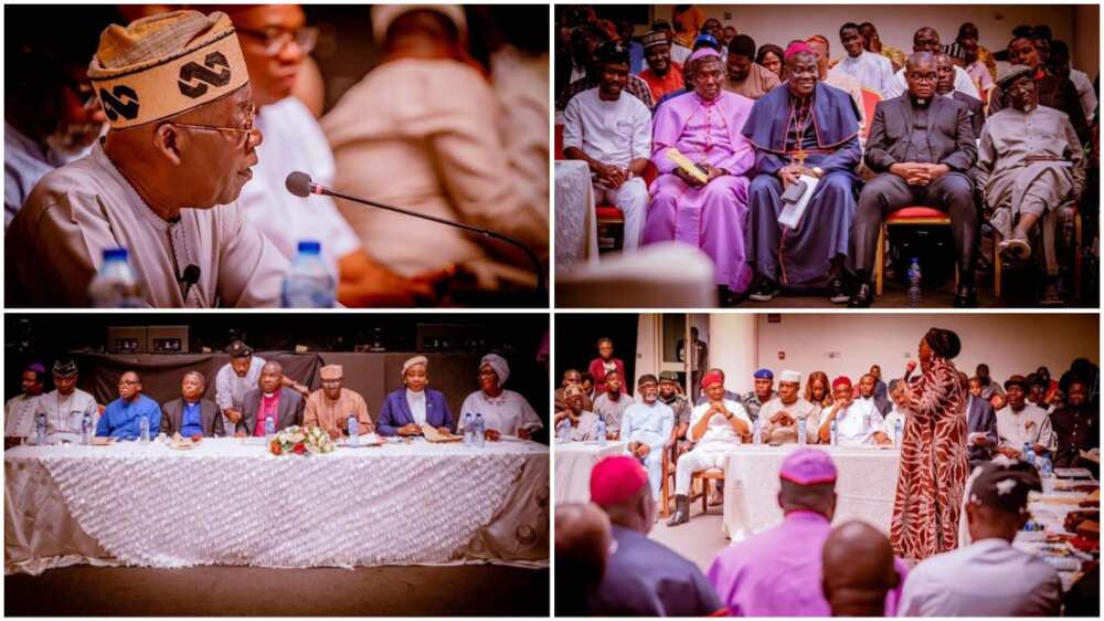 Tinubu/CAN leaders in Abuja/Demands/APC Presidential Candidate/2023 Elections