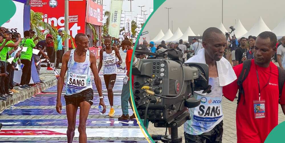 Bernard Sang emerged third in the last edition of the Lagos State Marathon.