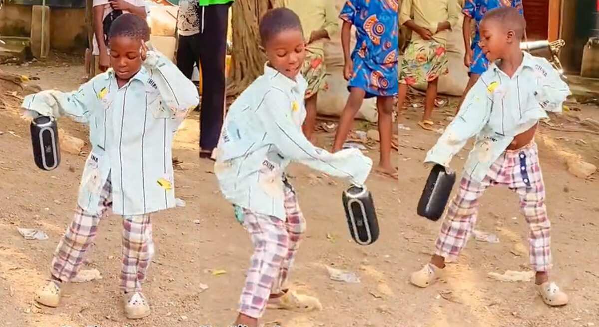 Video: This boy is a very good dancer, see how people gathered to watch him