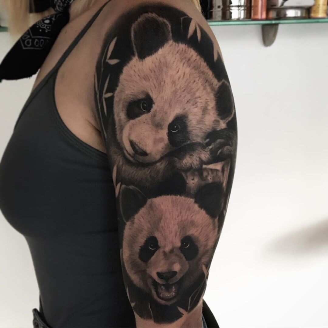 Amazon.com : 4 x 'Polar Bear Cub' Temporary Tattoos (TO00033105) : Beauty &  Personal Care