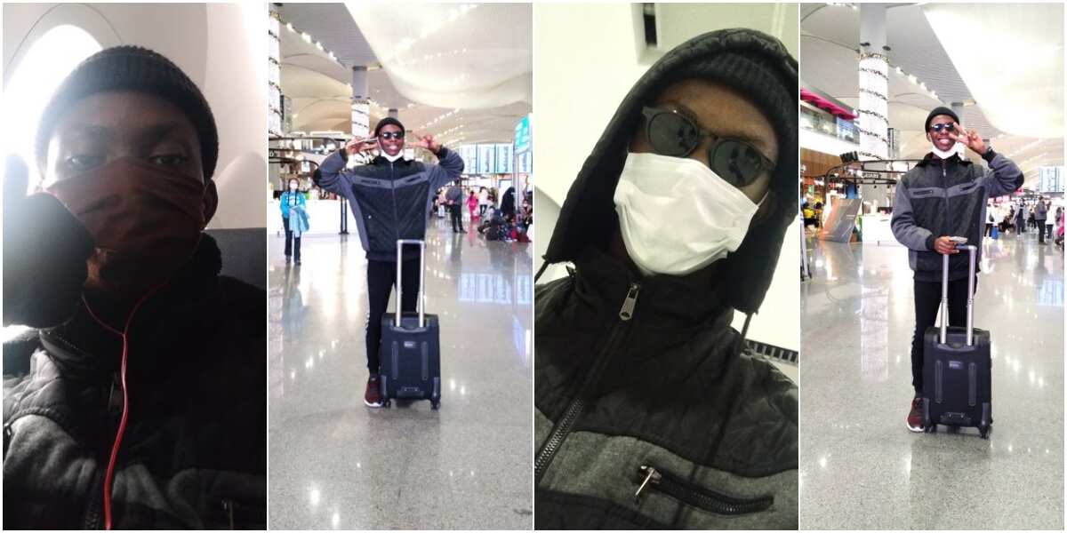 Another Nigerian leaves the country for Canada, says it's a dream come true, many react after learning how he did it (photos)