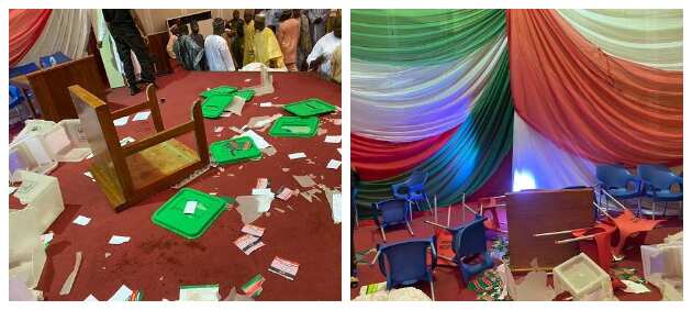 BREAKING: Chaos as thugs steal ballot boxes at PDP zonal congress in northern state