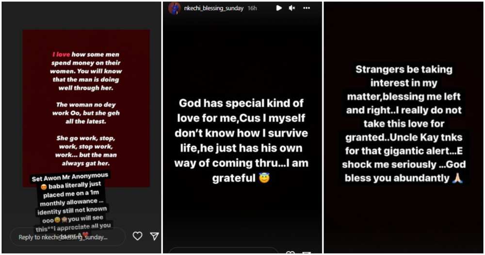 Nkechi publicly thanks those helping her