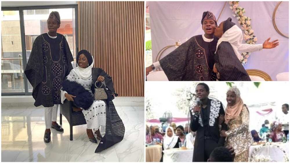 Lady excited after her wedding ceremony, shares photos from event