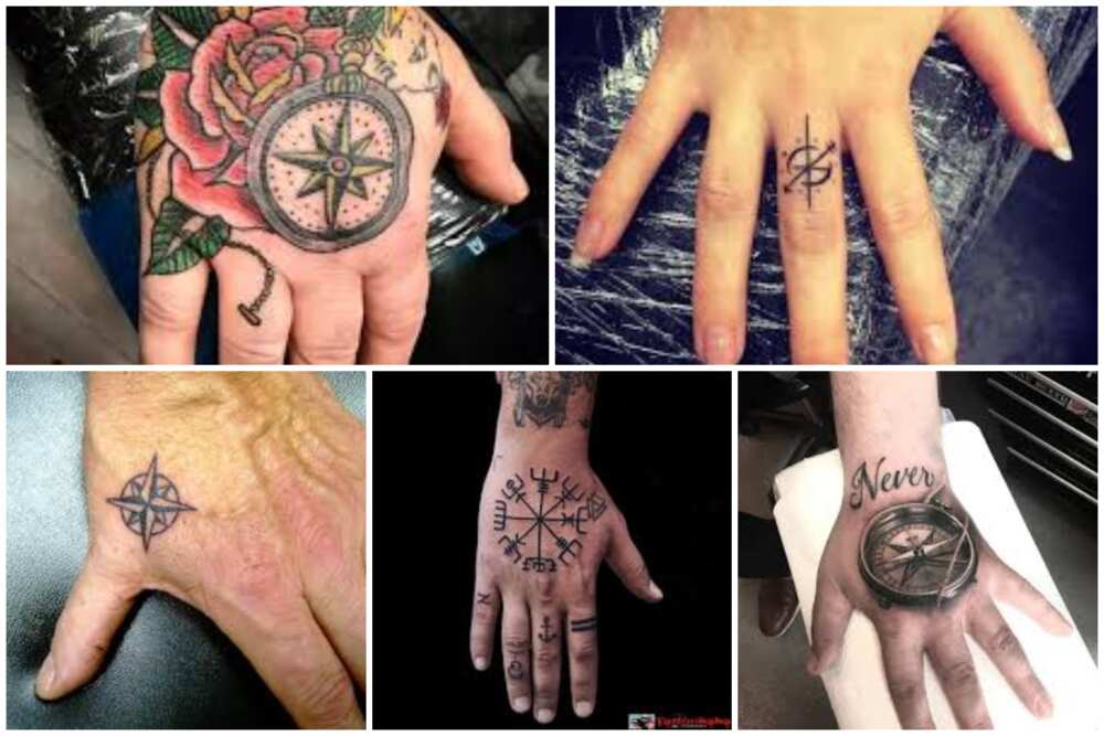 girly pretty hand tattoos