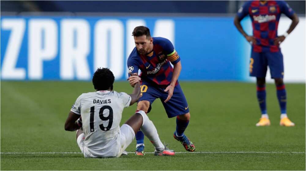 Alphonso Davies claims he failed to receive Messi’s shirt as Barcelona star was upset Alphonso Davies claims he failed to receive Messi’s shirt as Barcelona star was upset