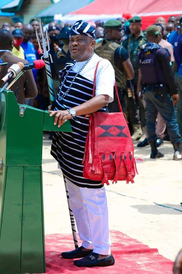 Wike speaking in Benue