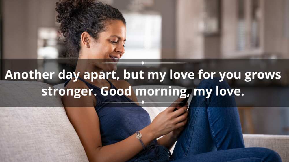 Romantic long-distance good morning love letters for her