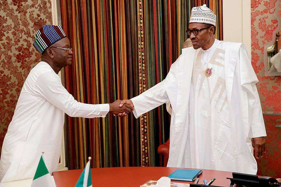 Samuel Ortom and Buhari