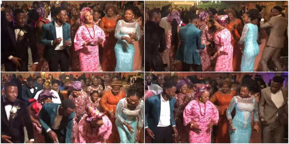 The groom's mum and some guests wowed many with their dancing moves