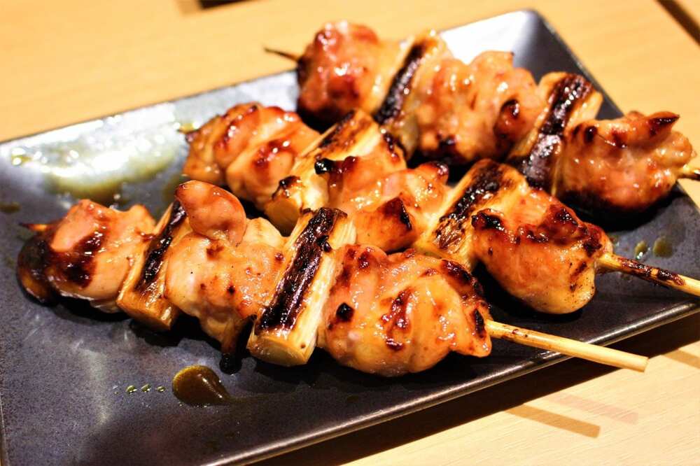 brochette de poulet teriyaki brochette de poulet teriyaki