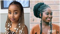 Find a perfect cornrow hairstyle for a round face