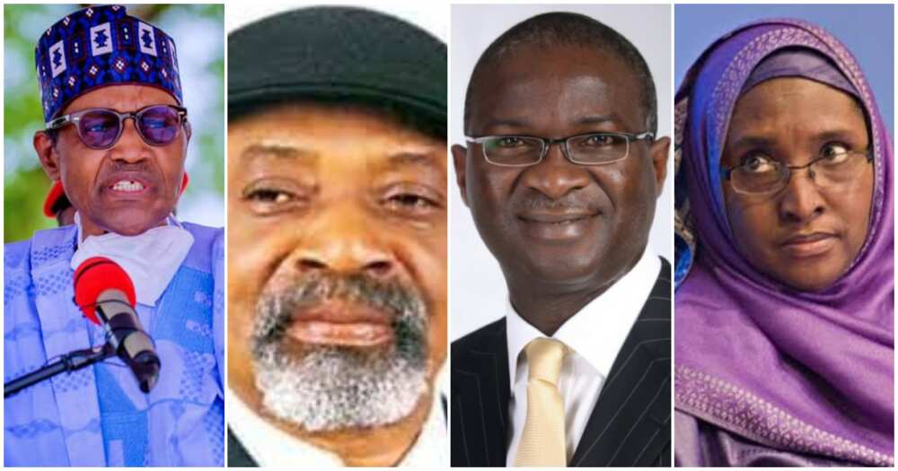 Buhari's ministers/ States with 2 Buhari's ministers