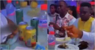 Couple serves 'gari soaking' to guests Couple serves 'gari soaking' to guests