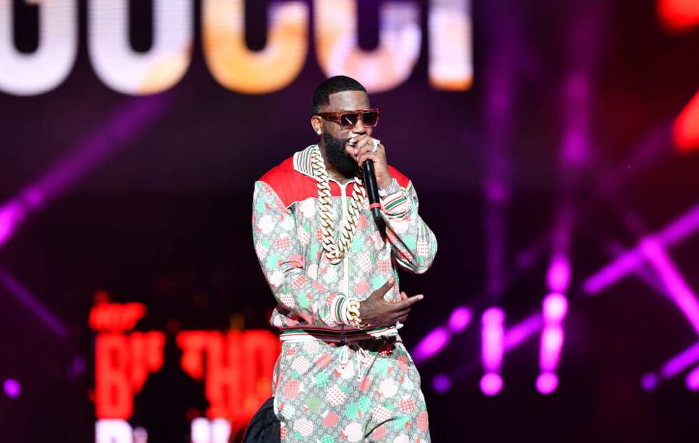 Gucci Mane se produit au Center Parc Credit Union Stadium de la Georgia State University le 17 juillet 2021 à Atlanta. (photo de Prince Williams/Wireimage)