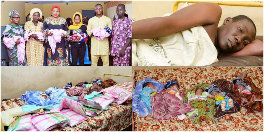 Farmer’s wife delivers quintuplets in Ogbomoso, now a mother of ten, after previously having five children