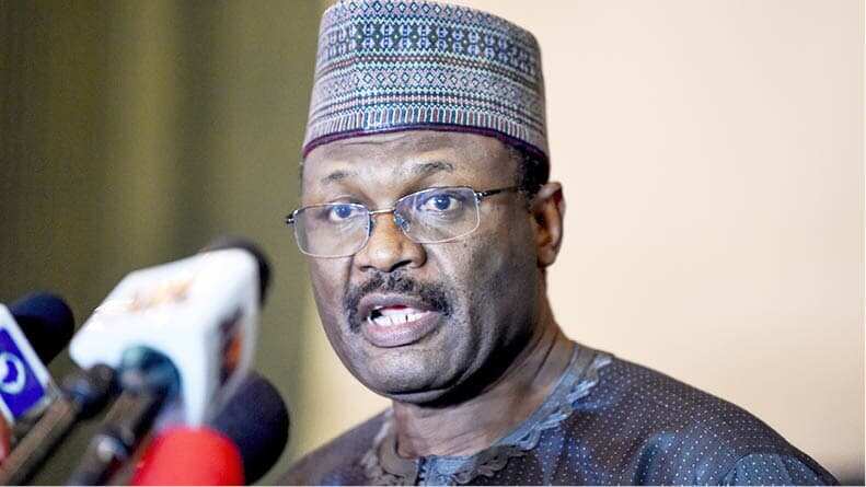 Farfesa Mahmud Yakubu, shugaban hukumar INEC.