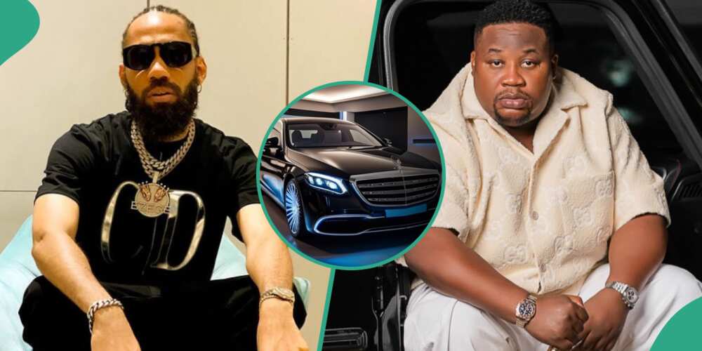 Phyno buys a mercedes Benz Maybach, Cubana Chiefpriest