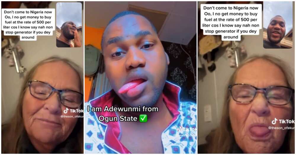 Oyinbo lady in Nigeria, young man, Adewunmi, don't come to Nigeria