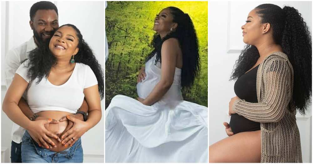 Check out more beautiful maternity photos of actress Linda Ejiofor Suleiman