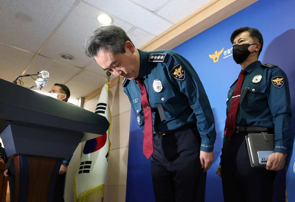 National police chief Yoon Hee-keun acknowledged that officers had insufficiently responded to the many citizen calls warning of danger