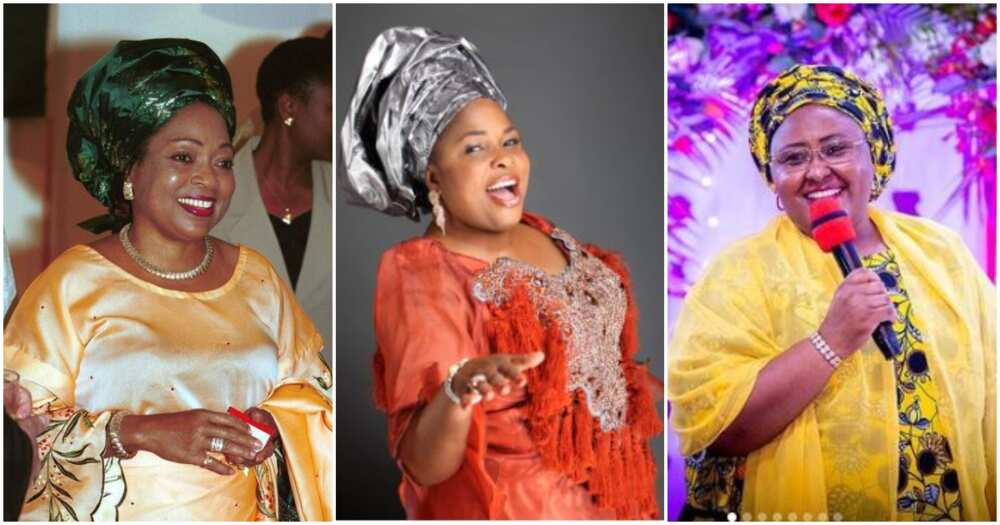Photos of Stella Obasanjo, Patience Jonathan and Aisha Buhari