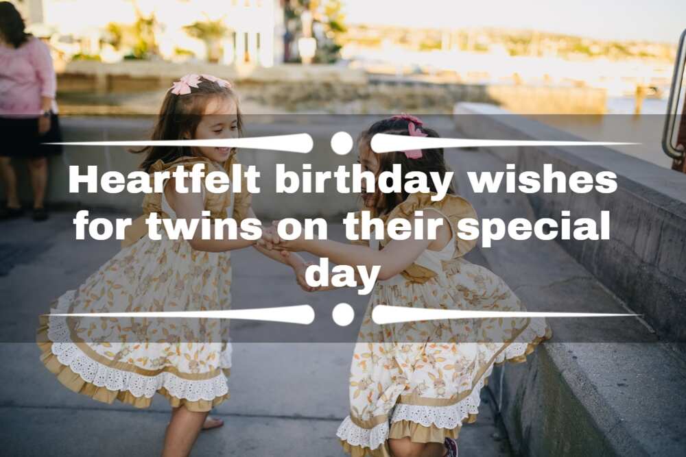 Birthday wishes for twins