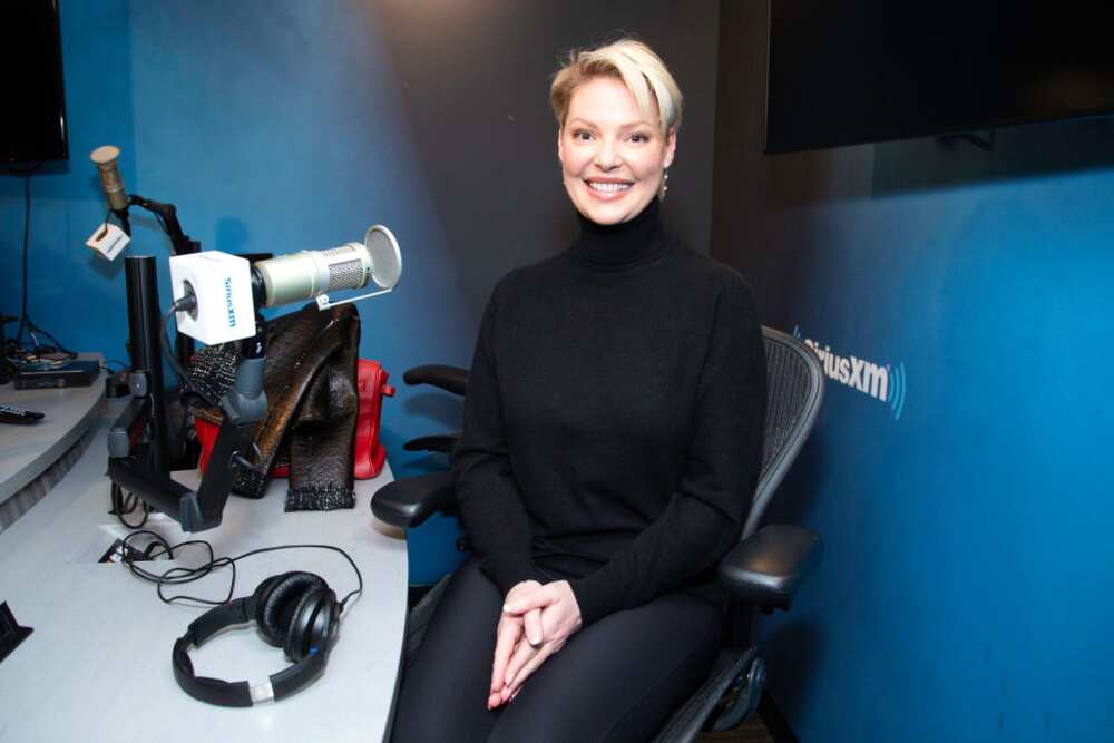Katherine Heigl visits SiriusXM Studios in New York City