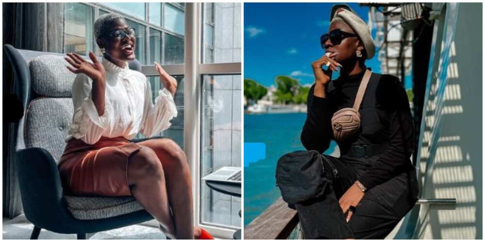 Photos of BBNaija star Alex Unusual.