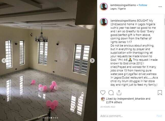 Pretty Nigerian model buys 2nd home in Lekki at age 23 (photos, video)