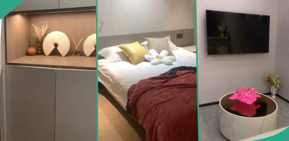 Lady shows N250,000 apartment in Lagos.