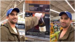 Supermarket closes for the day, mistakenly locks customer inside, he drinks wine & enjoys himself in video