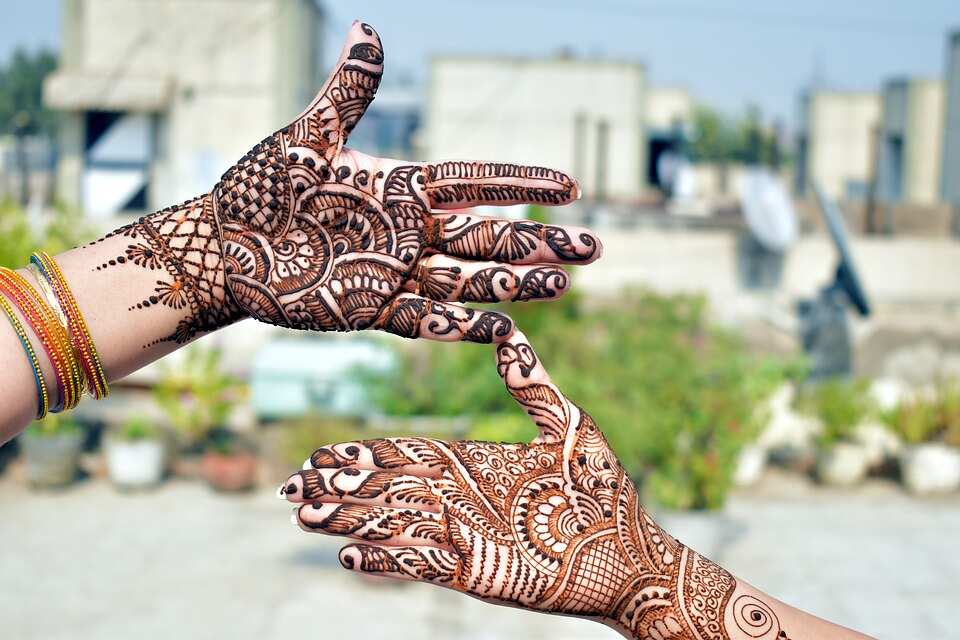 Vintage henna designs