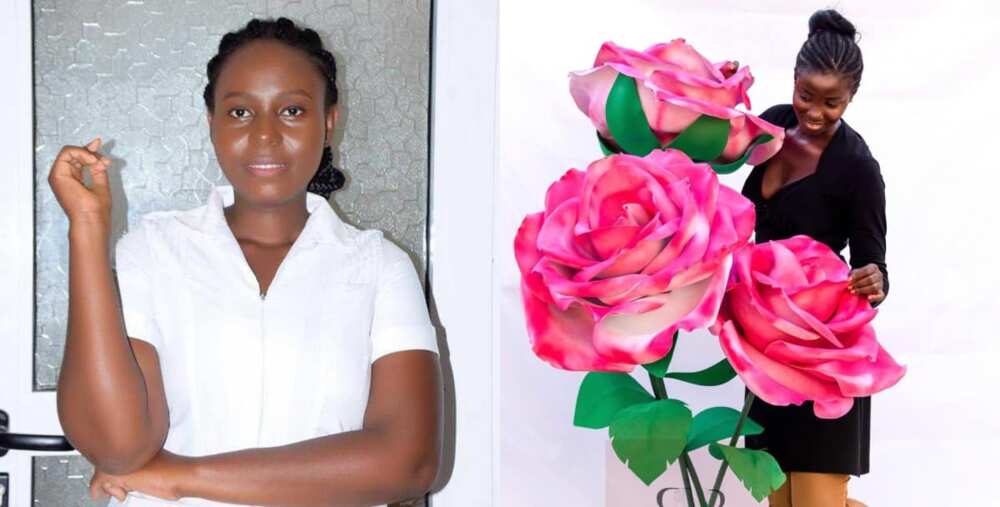 Talented nurse puts plastic wastes to good use, turns them into beautiful flowers