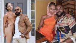 "They're rooted in Christ": Fans rejoice as Banky W and Adesua gush over each other amid alleged cheating