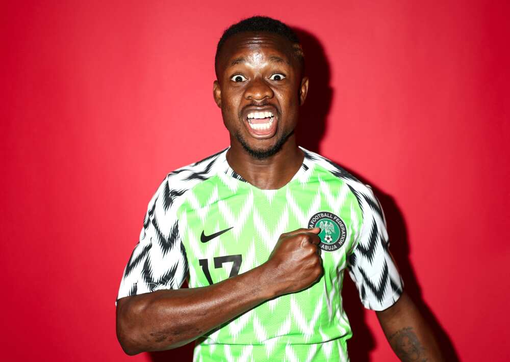 Ogenyi Onazi in action for Super Eagles.