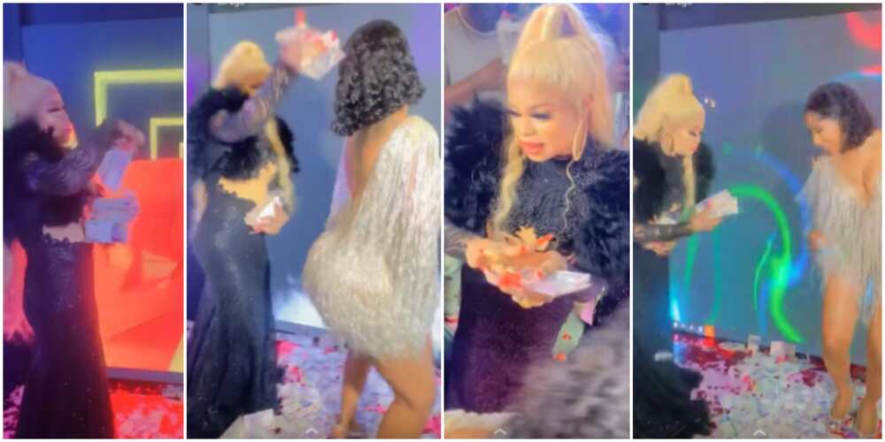 Bobrisky at Mercy Eke's 28th birthday party. Bobrisky at Mercy Eke's 28th birthday party.