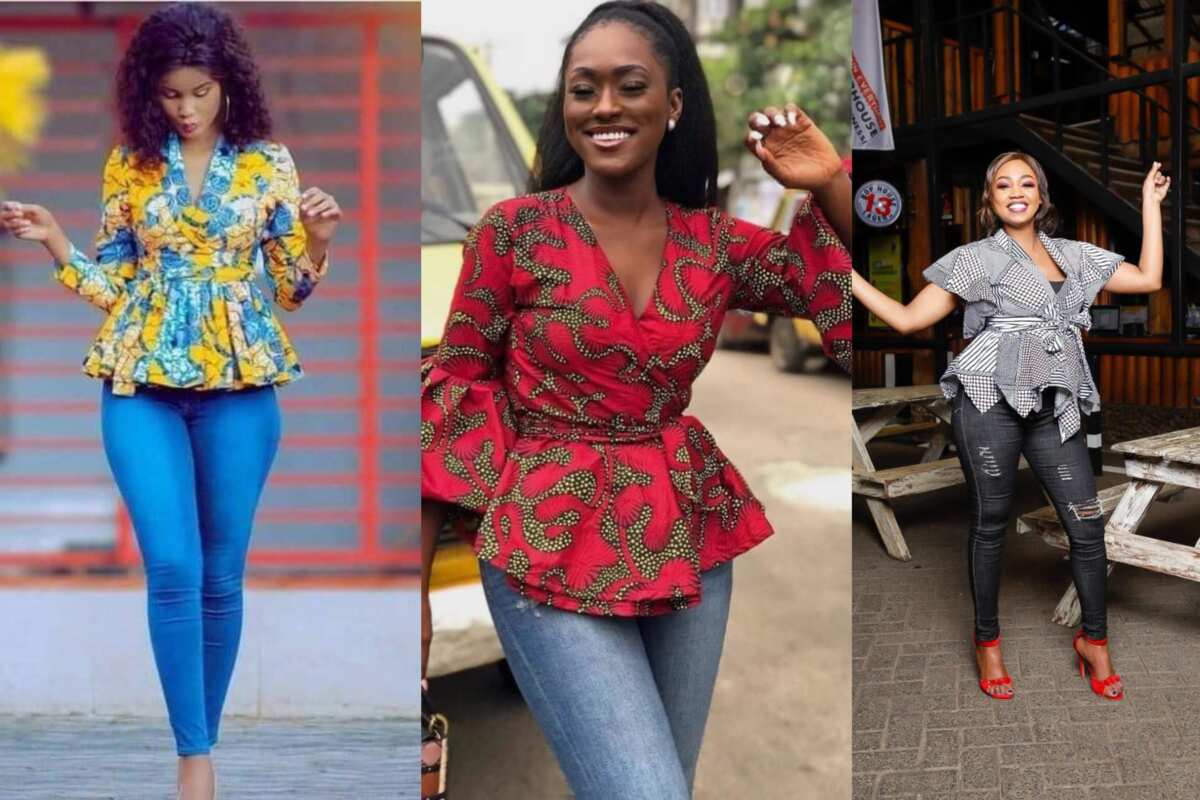 Best styles of Ankara tops to pair with skirts, jeans and leggings -  Legit.ng