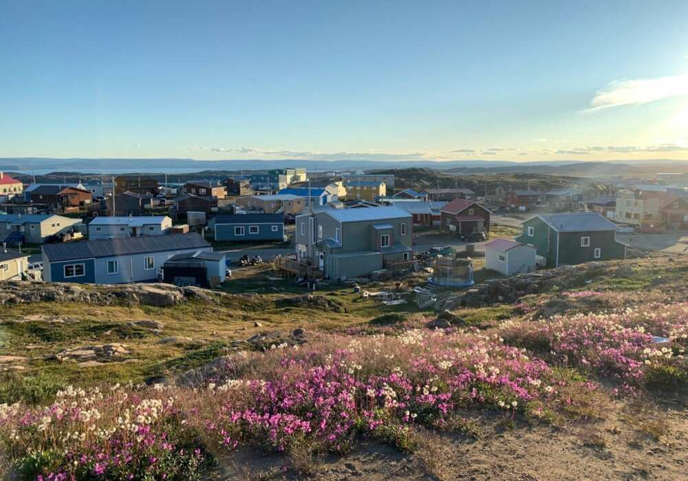 The town of Iqaluit, in the vast territory of Nunavut, Canada, on July 28, 2022, ahead of a visit by Pope Francis