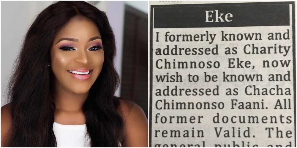 Actress Chacha Eke Faani