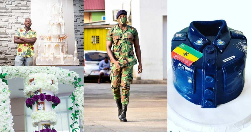 Bakers King: Meet Ghanaian Military Officer who Creates Extraordinary cake Designs